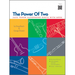 Power Of Two, The - Jazz Tenor Saxophone Duets With MP3s -Doug Beach
