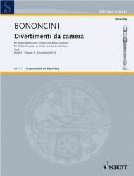 Divertimenti da camera Band 3 (Nr.5-6) -Giovanni Bononcini