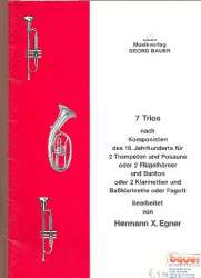 7 Trios nach Komponisten des 18. Jahrhunderts -Diverse / Arr.Hermann Xaver Egner