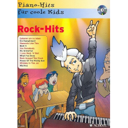 Rock-Hits für coole Kids (+CD) : für Klavier