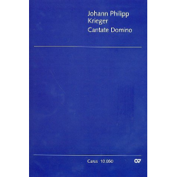 Cantate Domino: für Sopran, 2 Violinen -Johann Philipp Krieger