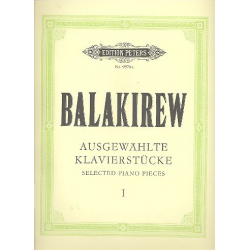 Ausgewählte Klavierstücke Band 1 -Mili Balakirew