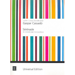 Serenade : für Violoncello -Gaspar Cassado