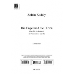 Die Engel und die Hirten : -Zoltán Kodály