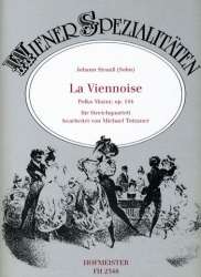 La Viennoise op.144 : für Streichquartett -Johann Strauß / Strauss (Sohn)