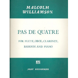 Pas de quatre : für Flöte, Oboe, -Malcolm Williamson