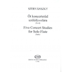 5 Concert Studies : -Endre Szervánsky