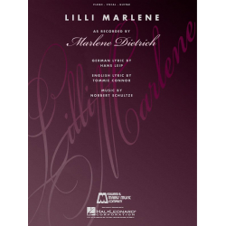Lili Marleen : for piano/vocal/guitar -Norbert Schultze