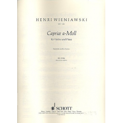 Caprice a-Moll : für Violine und -Henryk Wieniawsky