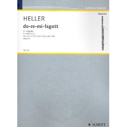 Do-re-mi-fagott : für 4 Fagotte -Barbara Heller