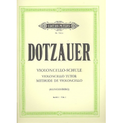 Violoncelloschule Band 1 -Justus Johann Friedrich Dotzauer