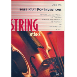 3-Part Pop Inventions : für Violine, Viola -Ernst-Thilo Kalke