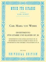 Divertimento : für Gitarre und -Carl Maria von Weber