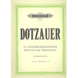 113 Etüden Band 3 (Nr.63-85) : -Justus Johann Friedrich Dotzauer