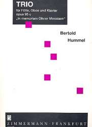 Trio op.95c für Flöte, Oboe und Klavier -Bertold Hummel