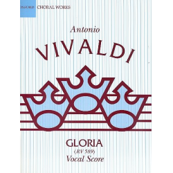 Gloria RV589 : for mixed -Antonio Vivaldi