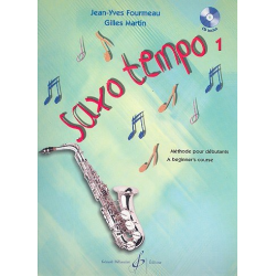 Saxo Tempo vol.1 (+CD) - Methode pour debutants -Gilles Martin / Arr.Jean-Yves Fourmeau