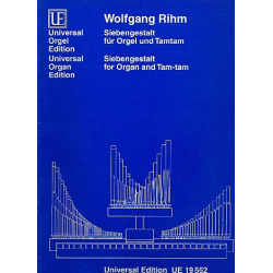 Siebengestalt : für Orgel und -Wolfgang Rihm