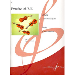 Sonate : pour violon et piano - Francine Aubin