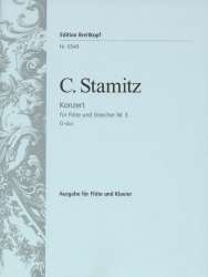 Konzert D-Dur Nr.3 : für Flöte -Carl Stamitz / Arr.Ulrich Haverkampf