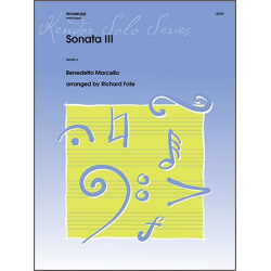 Sonata III -Benedetto Marcello / Arr.Richard Fote