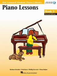 Piano Lessons Book 3 -Barbara Kreader