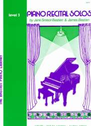 Piano Recital Solos, Stufe 3 / Level 3 -Jane and James Bastien