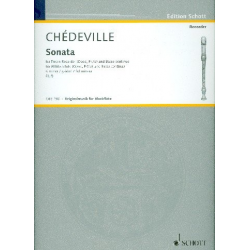 Sonate g-Moll : für Altblockflöte -Esprit Philippe Chèdeville