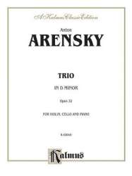 Arensky Piano Trios Op. 32 -Anton Stepanowitsch Arensky
