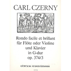 Rondo facile et brillant op.347,3 : -Carl Czerny