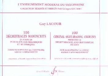 100 déchiffrages manuscrits vol.2 : -Guy Lacour