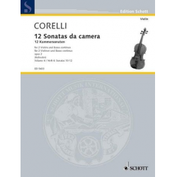 12 Kammersonaten op.2 Band 2 : -Arcangelo Corelli