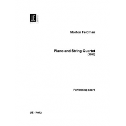 Piano and string quartet -Morton Feldman