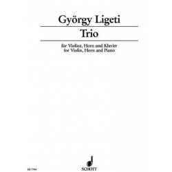 Trio : für Violine, Horn und Klavier -György Ligeti