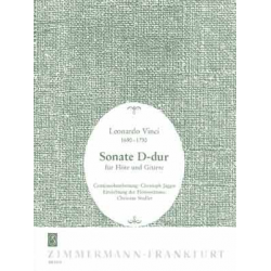 Sonate D-Dur : für Flöte und -Leonardo Vinci