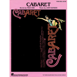 Cabaret : for piano/vocal/guitar -John Kander