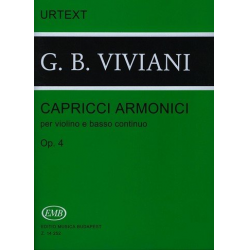 Capricci armonici op.4 : -Giovanni Bonaventura Viviani