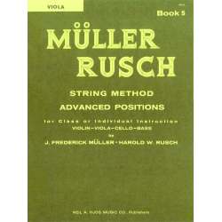 MÜLLER RUSCH - String Method Book 5 : Violin -Frederick J. Müller