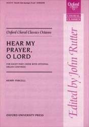 Hear my Prayer o Lord : -Henry Purcell