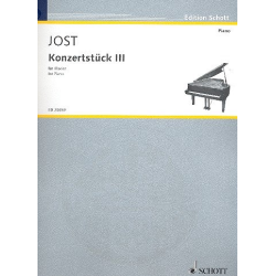 Konzertstück III : für Klavier -Christian Jost