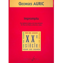 Impromptu : pour hautbois et piano - Georges Auric