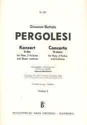 Konzert G-Dur : für Flöte, -Giovanni Battista Pergolesi