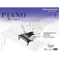 Piano Adventures Stufe 1 - Unterrichtsheft Band 1 : -Nancy Faber