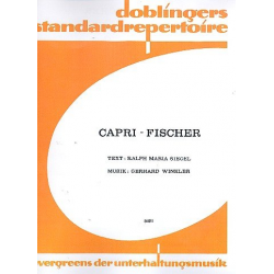 Capri-Fischer - Einzelausgabe für Gesang und Klavier mit Akkord-Bezifferung -Gerhard Winkler / Arr.H. Feiler