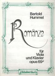 Romanze op.69d : für Viola und Klavier -Bertold Hummel