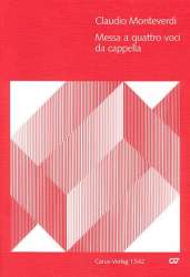 Messa a 4 voci da cappella : für gem -Claudio Monteverdi