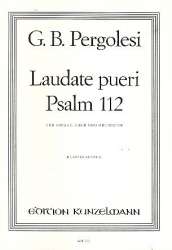 Laudate pueri : Psalm 112 für Sopran, -Giovanni Battista Pergolesi