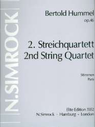 Streichquartett Nr.2 op.46 -Bertold Hummel