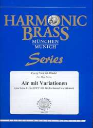Air mit Variationen für 2 Trompeten, Horn, Posaune und Tuba -Georg Friedrich Händel (George Frederic Handel) / Arr.Hans Zellner