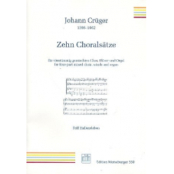 10 Choralsätze : -Johann Crüger